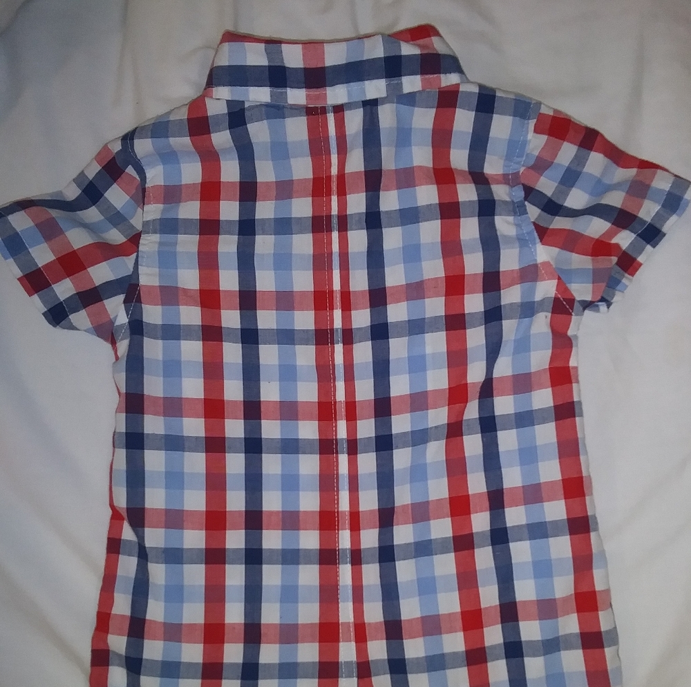 Boys Short Sleeve Button Up Shirt